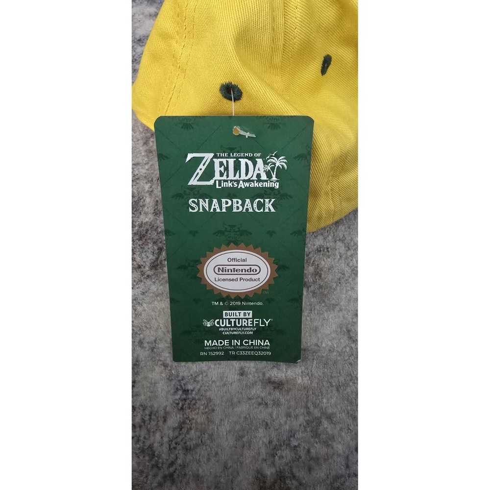 NEW: ZELDA The Legend of Link's Awakening: Nintendo Snapback Cap Hat CultureFly - Picture 5 of 5
